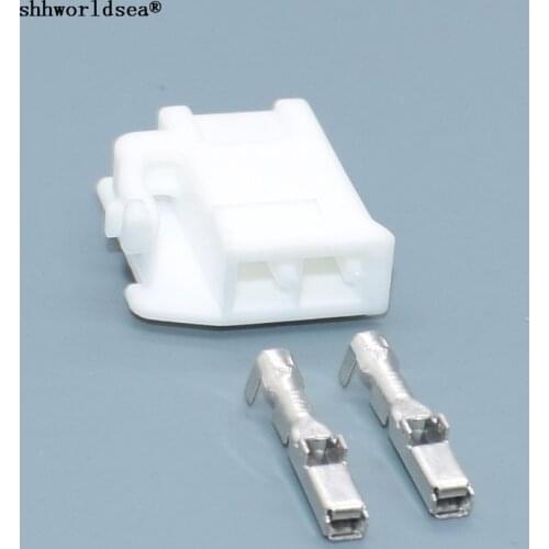 Shhworldsea 2pin 2.2mm Auto Electri wire harness Elevator plug harness connector MG651759 7283-1026