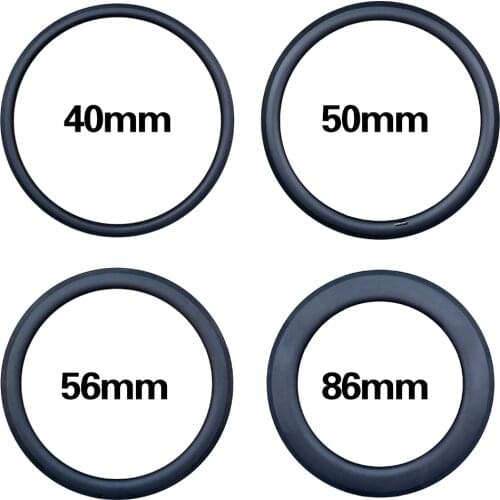 Tubular clincher rims Clearance sale Carbon aero Rims 700C Road Bike Width Bicycle Rims Carbon Wheels Clincher UD Matte