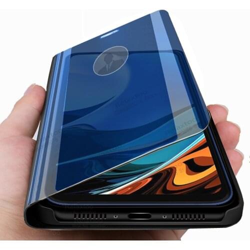 Mirror View Smart Flip Case For Xiaomi Redmi 9T Luxury original Magnetic fundas For Red mi 9 T 9T xiomi Redmi9T on Phone Cover