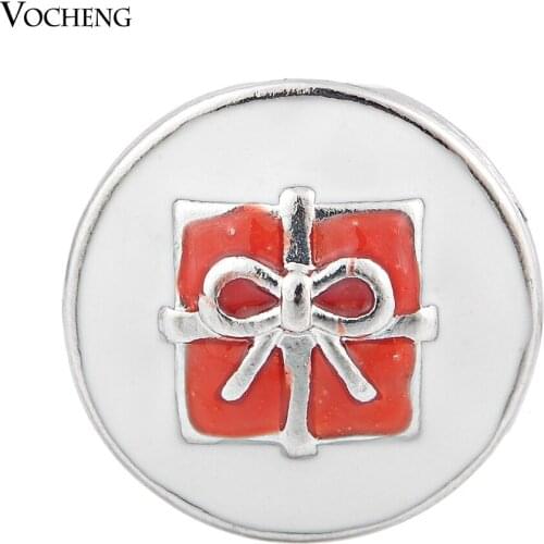 Vocheng Snap Charms 18mm Christmas Gift 2 Colors Metal Button Jewelry Vn-870