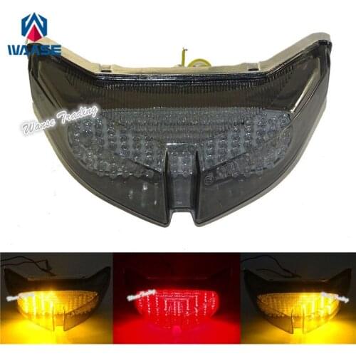 Waase For Yamaha FZ1 FZS1000 Fazer Naked 2006 2007 2008 2009 2010-2015 E-Mark Tail Light Brake Turn Signals Integrated LED Light