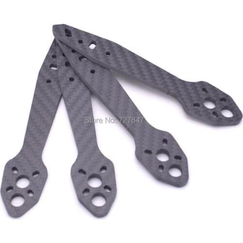 Carbon fiber 4mm arm replacement spare parts for Martian IV 4 220 220mm Frame 3k Full Carbon Fiber Quadcopter FPV Racing Drone