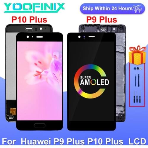 "5.5" For Huawei P10 Plus Display LCD Touch Screen Digitizer For Huawei P10 Plus LCD VKY-L09 VKY-L29 Display Replacement Parts