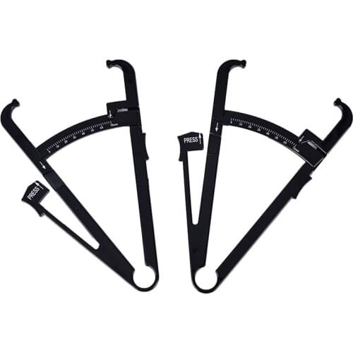 1 Pc Body Fat Tester Analyzer Fat Measuring Clamp Sebum Fat Caliper Charts Skinfold Thickness Gauge Fitness lder