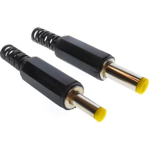 10PCS HOT NEW Male plug welding DC power supply connector Rubber sleeve power supply wiring welding head DC power supply DC plug