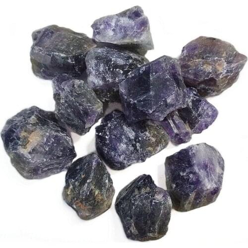 200g Natural Purple Quartz Amethyst Crystal Rough Stones Reiki Healing Collectible Raw Minerals Rocks Specimen Home Decor