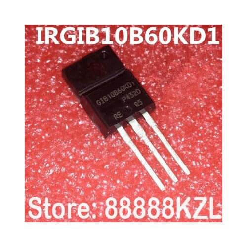 5-20pcs/lot IRGIB10B60KD1 GIB10B60KD1 TO-220 600V 16A 44W commonly used high power IGBT tube