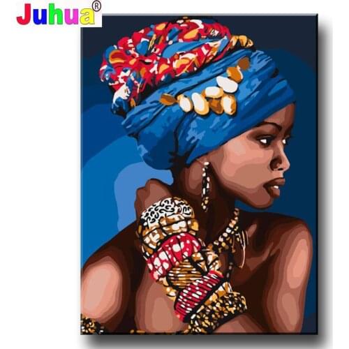 5D DIY diamond Embroidery African woman 3d picture Full Square/Round Rhinestone Handmade Gift set Diamond embroidery