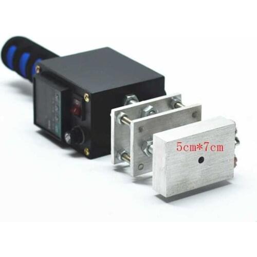 5x7cm Manual Hot Stamping Machine Handheld Hot Stamp Printing Machine Mark printer Leather embossing LOGO Brand Pressing Machine