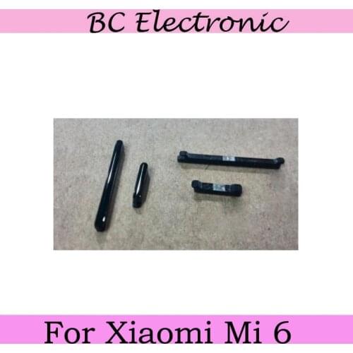 Side Button For Xiaomi Mi 6 Mi6 Power On Off Button + Volume Button Side Button Set Replacement Repair For Xiaomi Mi 6 Mi6