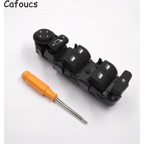 Cafoucs Car Master Power Window and Rear View Mirror Switch 9 Pin For Citroen C4 2004-2015 6554.HA 6554HA