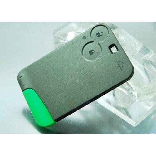2 Buttons Smart Card Key shell Case For Renault Laguna Smart Card With Insert Small Key Blade 10PCS/lot