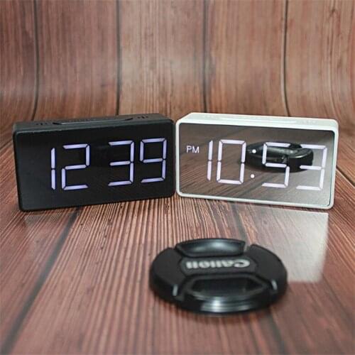 LED Digital Alarm Clock with Large Easy-Read Display for Bedroom Office