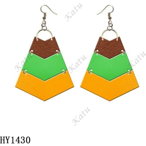 Color Splicing Earrings Cutting Dies Wooden Dies Suitable for Common Die Cutting Machines on the Market HY1430