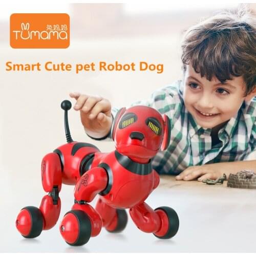 Kids Toys Smart Robot Dog Touch Sensitive Electric Pet Dog Sing Dance Remote Control Robot Childrens Educational Toys RC Dog