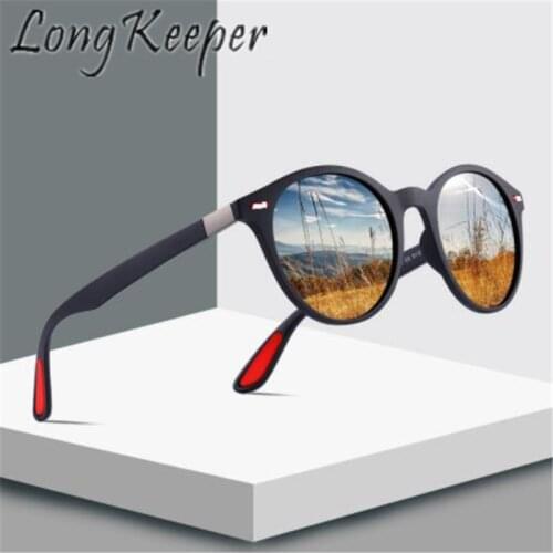 Long Keeper Sunglasses Polarized Men Women Sun Glasses Classic Retro Rivet Oval Frame Lens Eyeglasses Eyewear Driving Fashion UV
