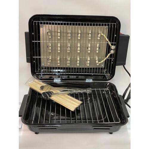 Ceren Mangal Electric Grill Odorless, Smokeless Grill (Tongs and Garbage Skewers as Gift)