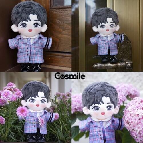 Cosmile Xiao Zhan Star Suit Outfit Clothes Costume Cosplay Fit For 20cm Plush Doll Toy Stuffed Cos Cute Lovely Xmas Gift C