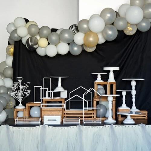 SWEETGO Concise Cake Stand 1 Piece Fondant Cupake Trays Tools Home Decoration Dessert Table Party Supplier Metal Storage Racks