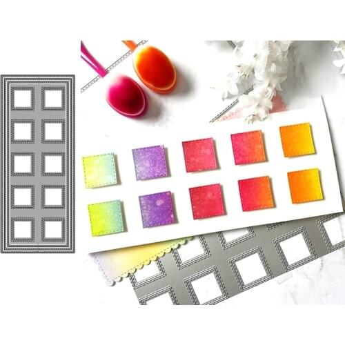 Long Frame Metal Cutting Dies for Scrapbooking Handmade Tools Mold Cut Stencil New DIY Card Make Mould Model Craft Decoration