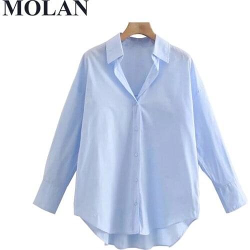 MOLAN Womens Long Sleeve Polo Shirts