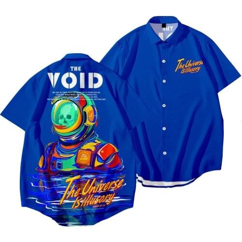 Mens Shirts 2021 Summer Fashion Space Short Sleeve Shirt Mens Summer Shirt Mens Top /40