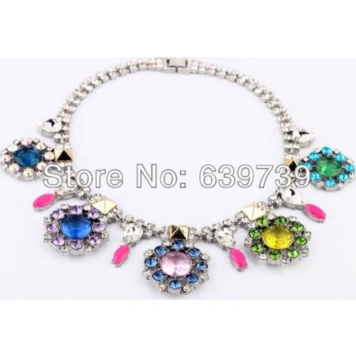 Bulk Price Luxury Noble Shiny silver color ColorLove Sister Necklaces
