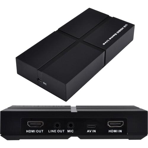VHS capture UVC USB3.0 Game capture all in one living stream.convert YPbPr HDMI compatible to PC for Wins, Mac, Linux 1080P60fps
