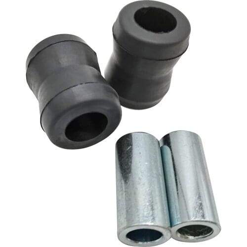 Hourglass Shock Eye Bushing ID 5/8" with Double M10 Sleeves 1 Pair for Jeep For Toyota For Chevrolet Shock Absorber Bushing