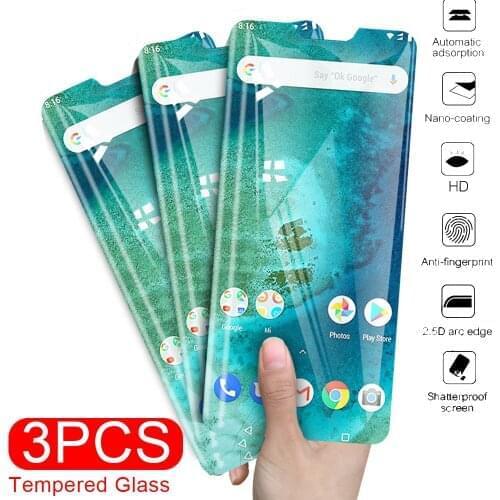 3PCS Protective Glass For Xiaomi Mi A2 lite A1 Glas Tempered Glass Xaomi xiomi Xiaome A3 Lite A 2 A2lite light Screen Protector