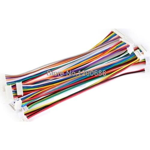 10pieces 5 Pin JST ZH 1.5 ZH1.5 1.5mm Female Female Double Connector with Flat Cable 150MM Same direction