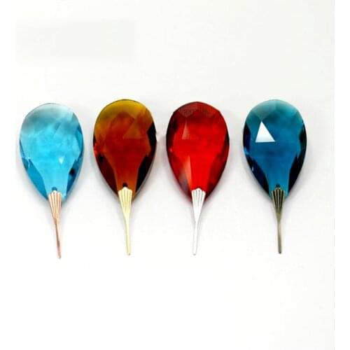 400pcs Arrow Shape Pin Connector Crystal Chandelier Prism Parts Bead Pendant Connector Hanging Suncatcher Accessories DIY Craft