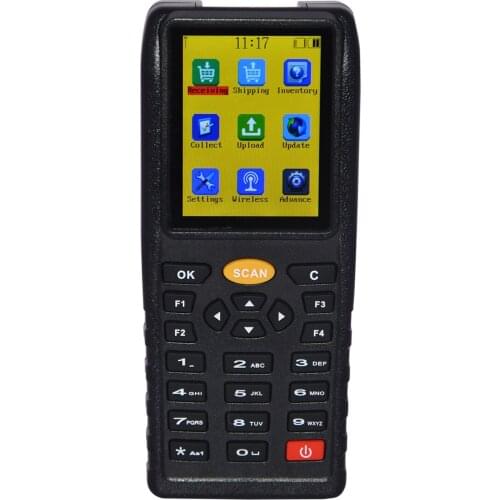 433M Wireless / USB Inventory Management Handheld Portable Survey Barcode Scanner PDA Data Collector HS-E7