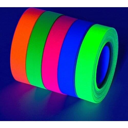 6pcs/Set Luminous Tape Self-adhesive Tape Night Vision Glow In Dark Safety Warning Security Stage Home Decoration Tapes