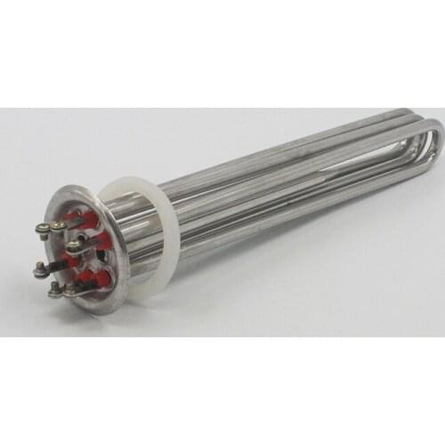 63mm cap 380v 6000w electric water heater parts heating element tube boiler stainless steel parts
