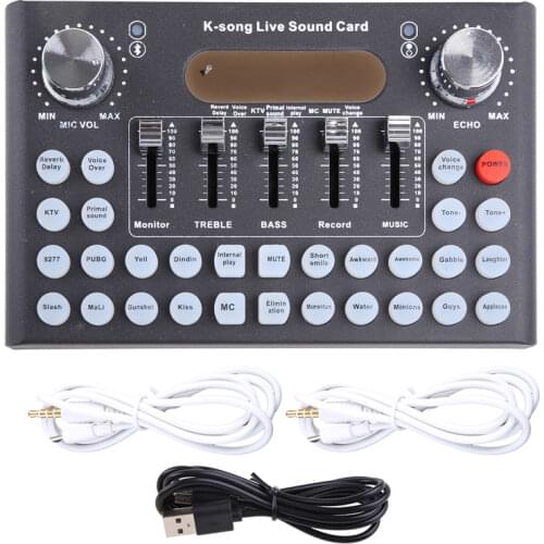 Bluetooth Voice Changer Headset Sound Maching Handheld Microphone Voice Changer Sound Effects Machine for Phone/PS4 for Ipad