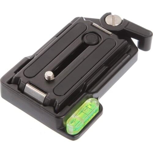 Aluminum Alloy QRA-635L Quick Release QR Plate Adapter with 1/4" Screw for DSLR Camera Tripod Monopod Stabilizer Ball Head