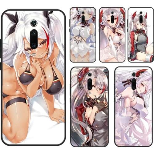 Azur Lane Prinz Eugen Anime Case For Xiaomi Mi 11 Pro 10T Mi Note 10 Lite 11 Ultra Phone Cover For POCO X3 Pro M3 F3