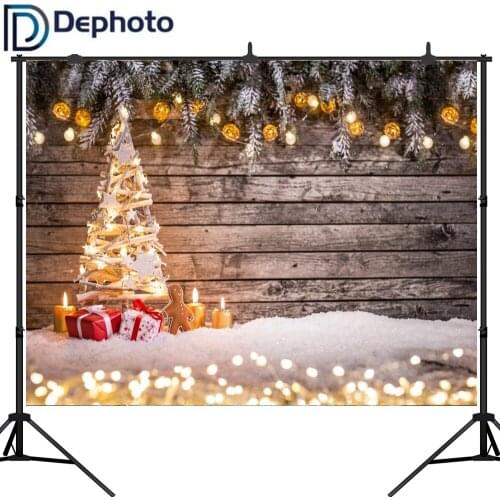 Dephoto Christmas Party New Year Home Decor Baby Children Photography Backgrounds Custom Photographic Backdrops For Photo Studio