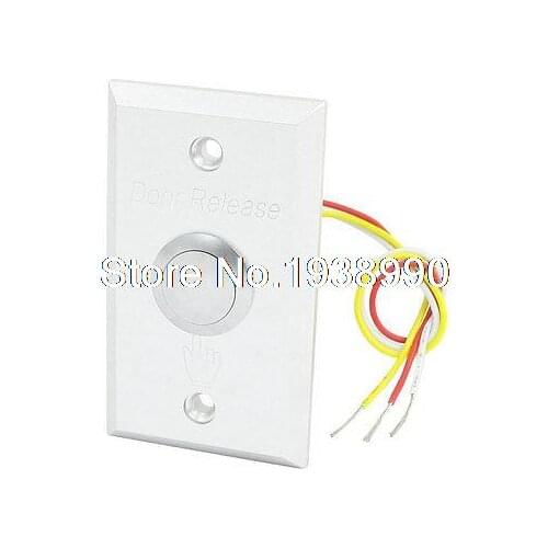 Electric Door Lock NO+NC Exit Release Push Button Panel Switch ABK-800A