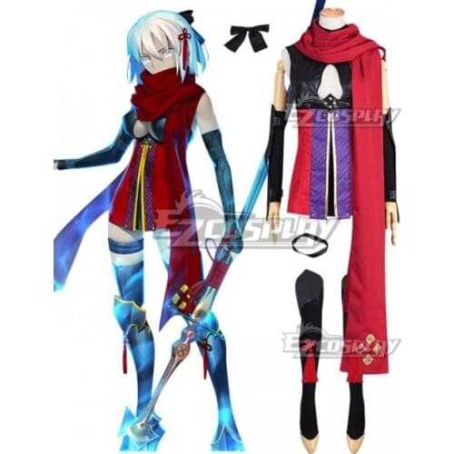 Fate Grand Order Fate/KOHA-ACE Alter Ego Okita Souji Stage 1 Outfit Halloween Adult Party Suit Festival Cosplay Costume E001