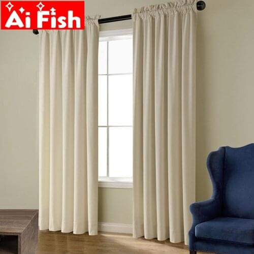 Physical Shading Thick Blue Velvet Curtain for Living Room Pure Color Luxury Simple Soft Room Darkening Cloth Fabric MY244-50