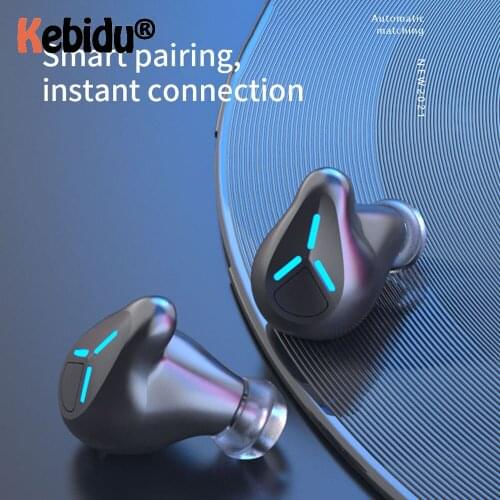 Kebidu SK2 TWS Bluetooth Touch Wireless headset With Mic sports/Music Waterproof Earbuds Gaming Headset with Charging Case Newly