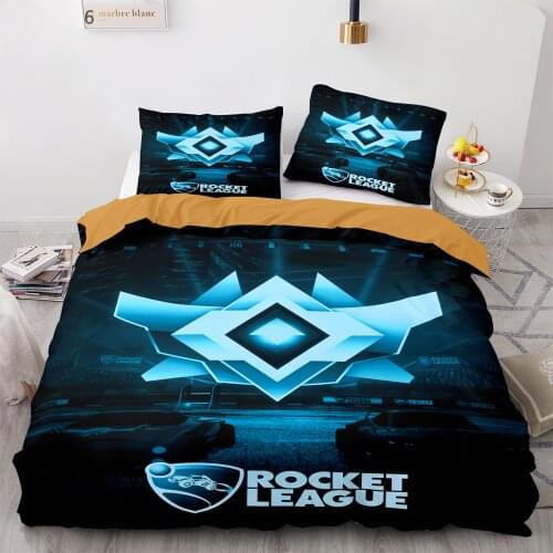 Game Rocket League Bedding Set Bedspread Single Twin Full Queen King Size Car Bed Set Childrens Bedroom Duvetcover Design 13