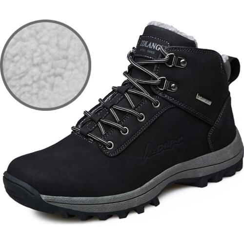 Winter Autumn Men Military Boot Quality Special Force Tactical Desert Combat Ankle Boats Army Work Shoes Leather Snow Boots