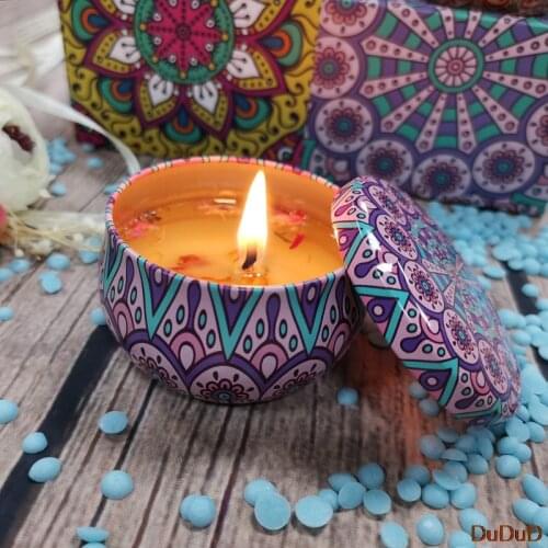1 Pcs Empty Candle Tin Jars DIY Candle Making Kit Holder Storage Case For Dry Storage Spices Essential Oil Soy DIY Candle Making