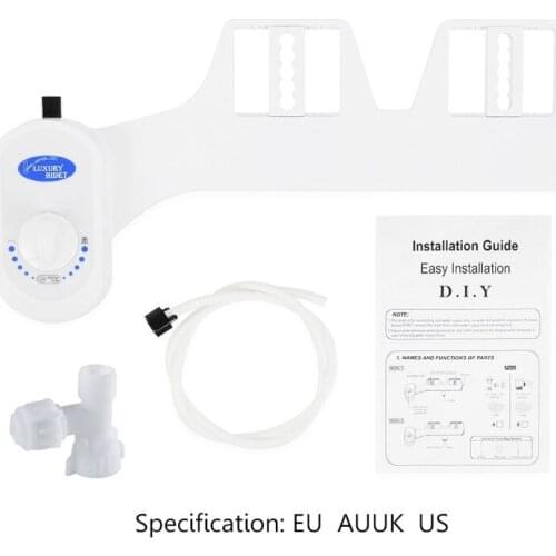 Bidet Sprayer Bidet Toilet Seat Attachment Self Cleaning Single Nozzle Fresh Water Spray Non-Electric for Home White Cleaning