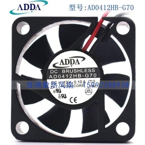 Original 4CM 4010 double ball ultra-quiet fan 12V 0.10A AD0412HB-G70