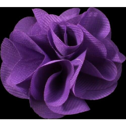 Wholesale 20Pcs/Lot Handmade DIA 6.5Cm Fabric Flower Artificial Flower Wedding Supplies Boutonniere DIY Hair Apparel Accessories