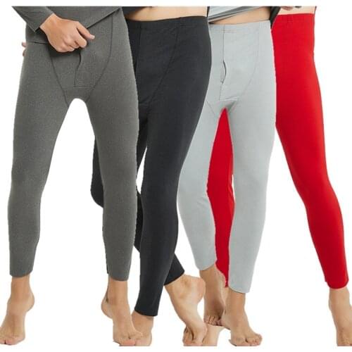 Autumn and Winter Style thin Men leggings Plus size 7XL high waist No trace fever warm mens Home pajamas pants